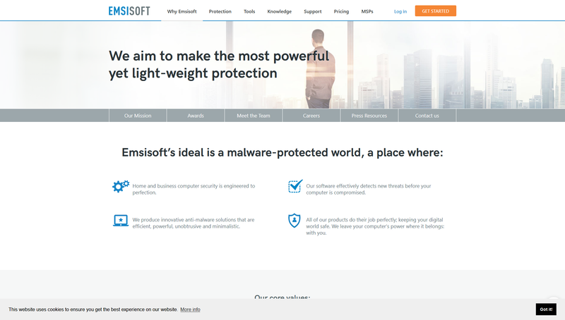 EMSISOFT : Why Emsisoft